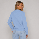 Textured Knit Cardigan with Collar and Button Front