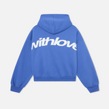 Oversized Pullover Hoodie with Kangaroo Pocket and Ribbed Hem